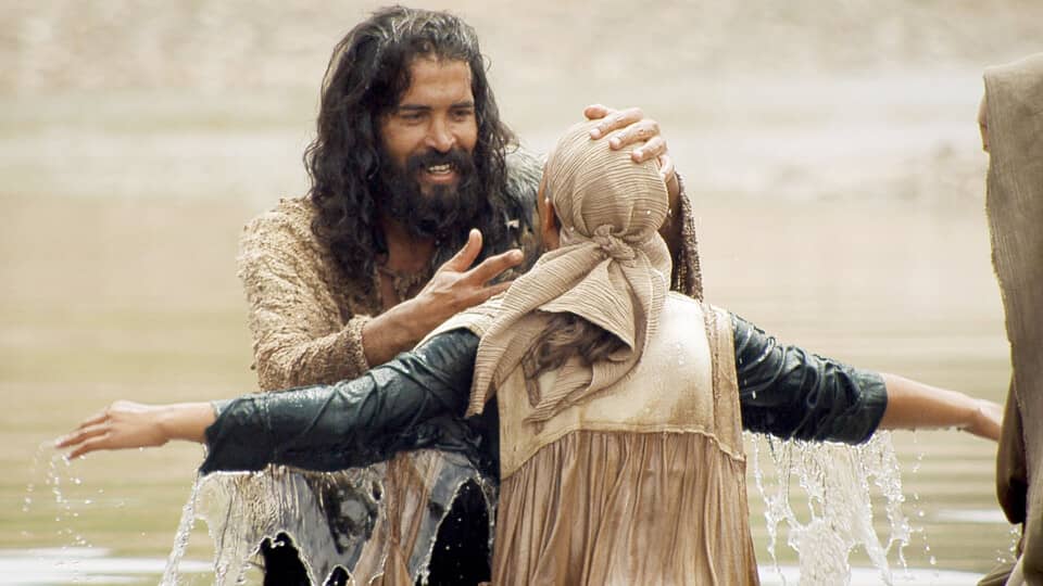 John the Baptist baptises