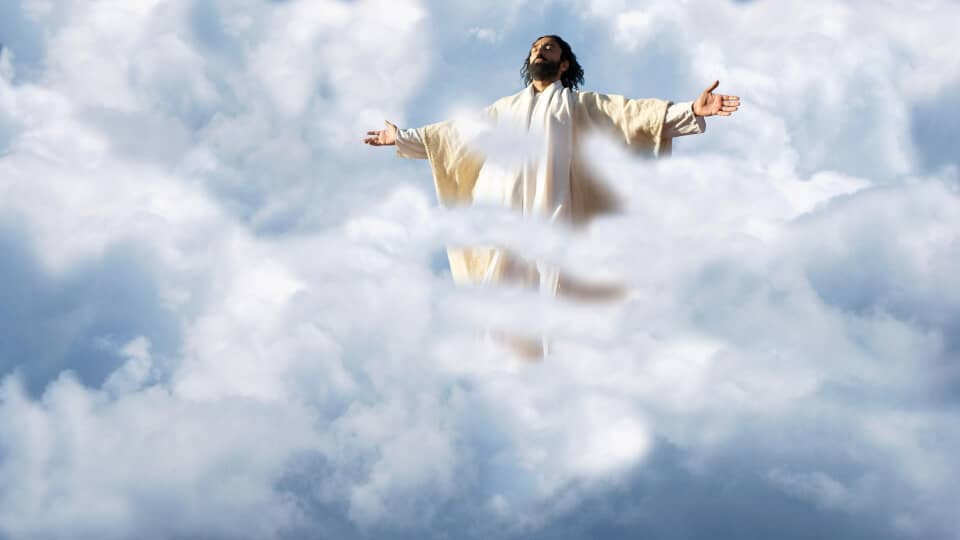 Christ ascends into heaven